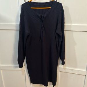Gorgeous Navy Sweater Dress